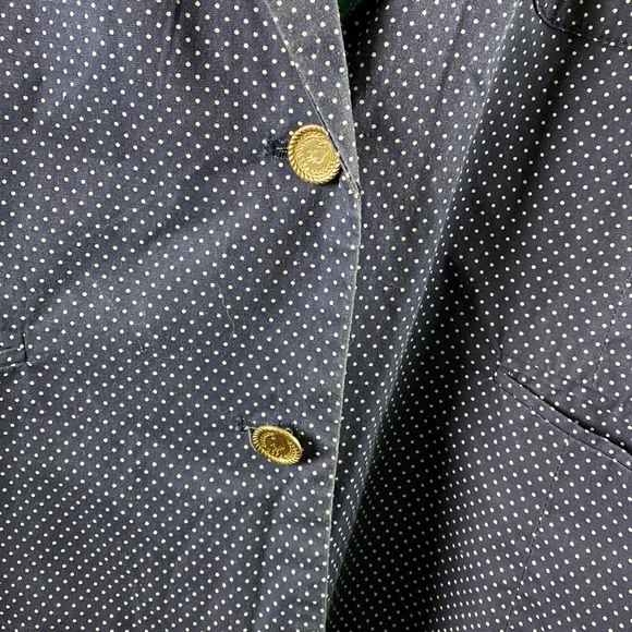 US Polo Association navy white polka dot blazer - Picture 7 of 7